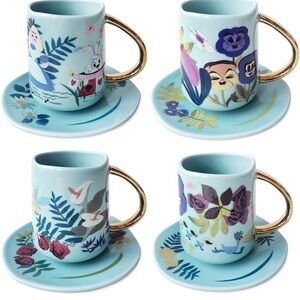 NWT *Discontinued* Disney Alice in Wonderland by Mary Blair Teacup & Saucer Set